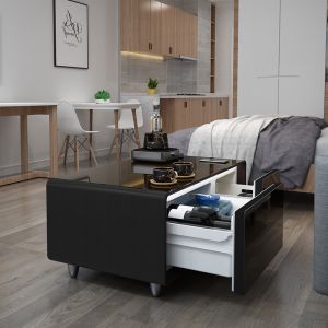 Energy Efficiency Rating Grade 2 Smart Side Table Refrigerator with Wireless