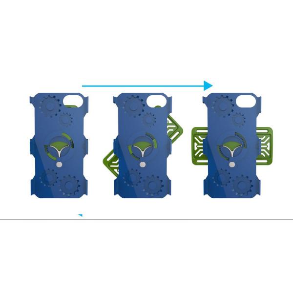 TPU and PC 2 in 1 Kickstand Finger Ring Holder gear Case For IphoneX 8 plus 7 6s armband shockproof sports Phone Cover