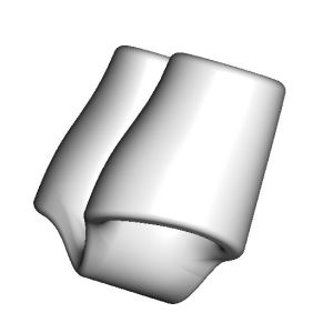 China 28mm Silicone Nostril Retainer Stent For Nasal Surgery on sale