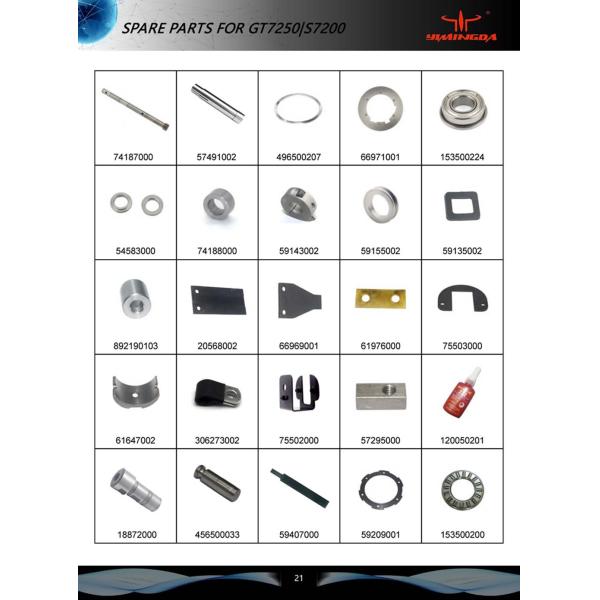 Part No 89184000 Pulley Drill GT5250 GT7250 Auto Cutter Machine Spare Parts