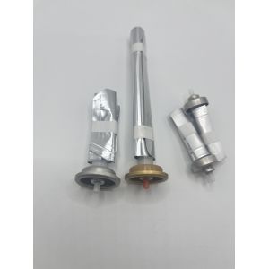 Precision Male Bag on Valve for Cosmetic Mists with Adjustable Spray Patterns