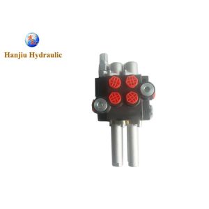 China 2 Spool Hydraulic Directional Control Valve 80L Cable Control Use On Sprayers 2P80 A1A1 2XKIT on sale