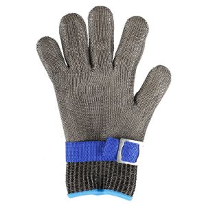 25CM 5 Finger Safety Metal Mesh Gloves Cut Protection