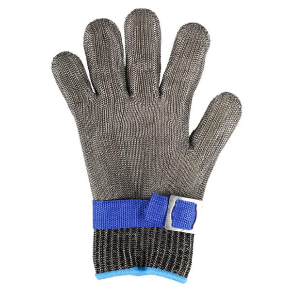 Buy 25CM 5 Finger Safety Metal Mesh Gloves Cut Protection at wholesale prices