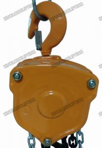 Quality CE GS  Manual Chain Block Orange Yellow Color Load Lifting Application for sale