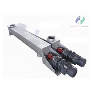 Wood Chips Flexible Screw Feeder , Shaftless Screw Auger Conveyor