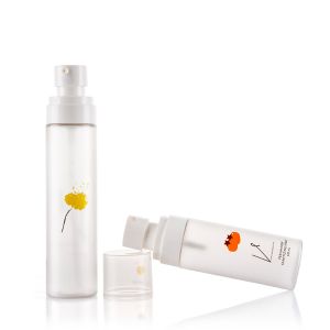 Recyclable Empty Plastic Cosmetic Bottles Frosted Finish For Skincare