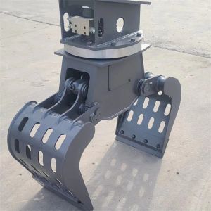 Digging And Loading Excavator Grapple Attachment Hydraulic Grab Bucket