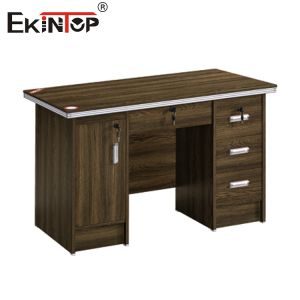 China Ekintop Cheap Price Principal Desk Office Table Antique Simple Office Desk Black on sale