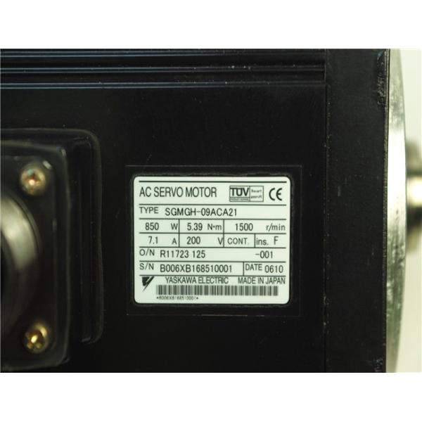 5.39N.M 850W Yaskawa AC Induction Servo Motor 3000RPM SGMGH-09ACA21