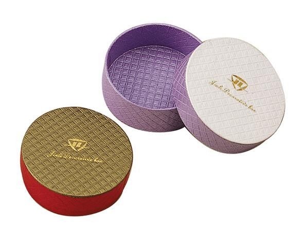 Buy Round Shape Cosmetic Packaging Box Cutomized Service Accepted at wholesale prices