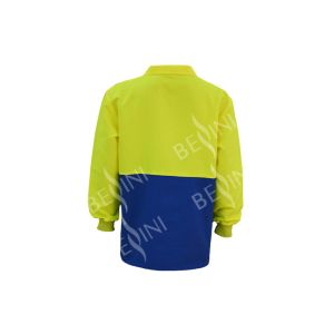 Two Tone Outdoor Custom Work Shirts Fluroscent Yellow Australian Size / Length