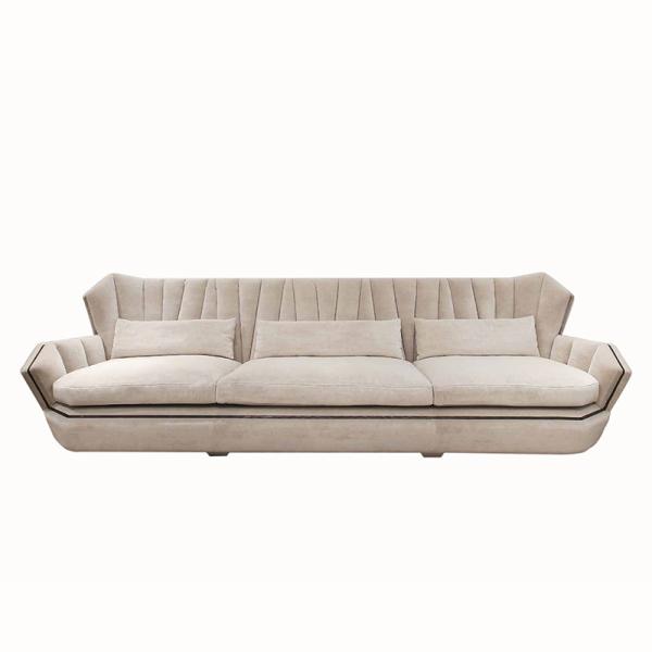 Buy Canap Titanium Solid Wood Frame Modern Sofa Sets Luxury Home Furniture at wholesale prices