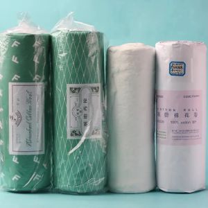 Using Fiber Long Cotton Disposable Medical Cotton Bandage Roll Customized Size