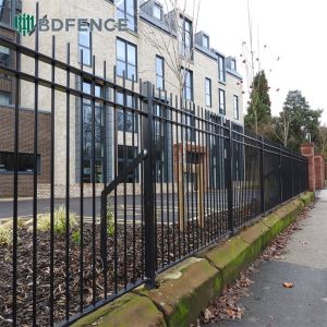 Attractive Tubular Steel Fence Aesthetically Pleasing