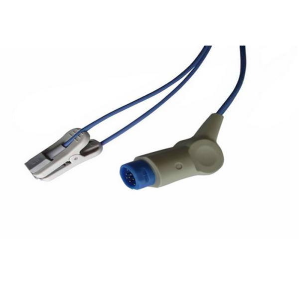 Kontron 7138 Adult Spo2 Finger Sensor 12 Pin Connector TPU 3m Cable