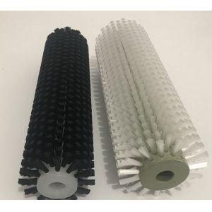 Custom Industrial Brushes Cleaning Cylindrical Brush Nylon Material Bristles
