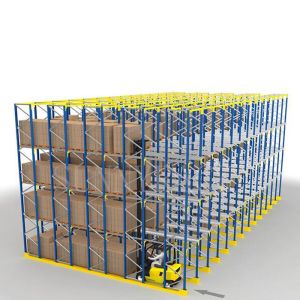 CE EN 15620 Q235B Drive In Drive Through Racking System