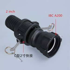 Polypropylene IBC Tank Adapter A200 Plastic Camlock Combination Pack Valve
