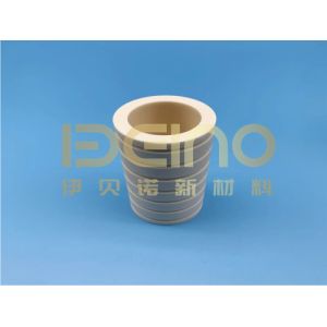 China Alumina Ceramic Pipe Abrasion Resistant Ceramic Lined Tube on sale