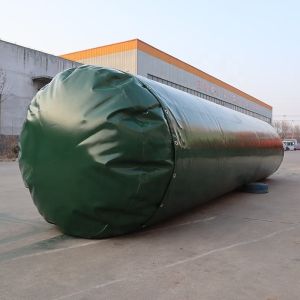 PVC Folding Soft Flood Water Barrier , Durable Flood Dam Barrier