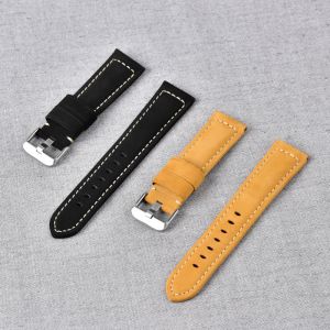 22mm 2 Piece Leather Buckle Strap OEM ODM Available