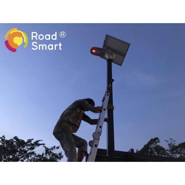210lm / W Outdoor Solar Powered Street Lights With Lithium Battery Backup 3 - 5 Rainy Days