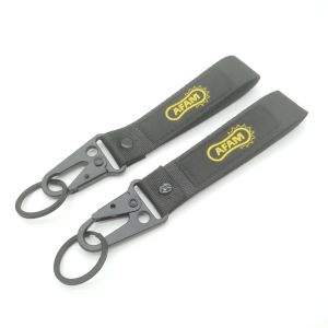 Quality Sleek AFAM Keychain with Dual Hooks - Contrast Stitching &amp; Everyday Durability​ for sale