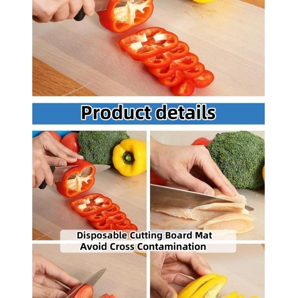 24cm*300cm PEVA Disposable Cutting Board Chopping Blocks Mats for Kitchen in XINHUI