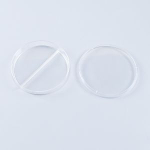 Round Compartment Sterile Petri Dish Medical Polystyrene