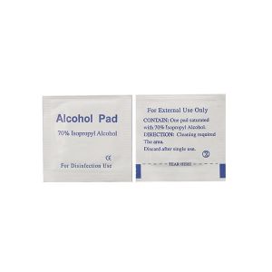 Cleansing and Antiseptic wipe Pre-injection Alcohol Swab IPA pad in custom size