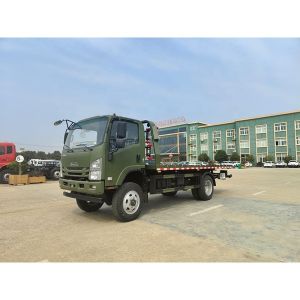 SHOCK PRICE! Japan 4wd 190hp Flatbed ISUZU Tow Truck