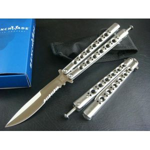 Benchmade knife BM42 flail knife - half serrated