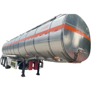 China CIMC latest high strength aluminum alloy 3 axle with powerful engine capacity of 25000-70000L diesel fuel oil tank semi trailer on sale