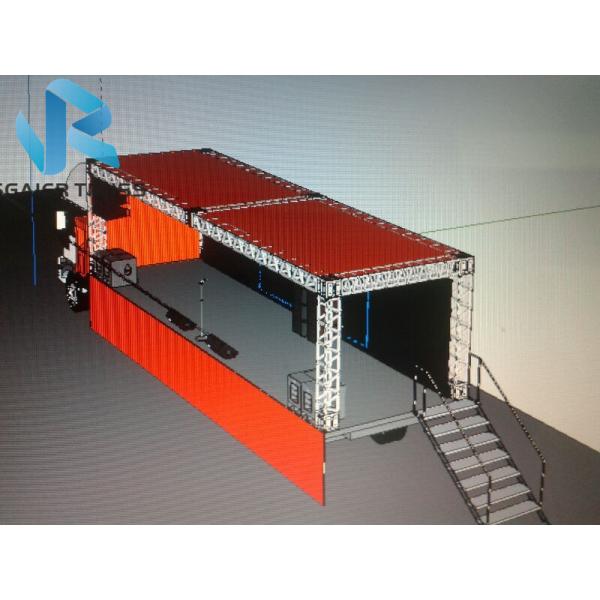 Annual Meeting Aluminum Roof Truss Square / Circle / Triangle Shape Durable