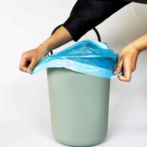 Direct Supply of Recyclable Garbage Bag with Strings in HDPE/LDPE/LLDPE Material