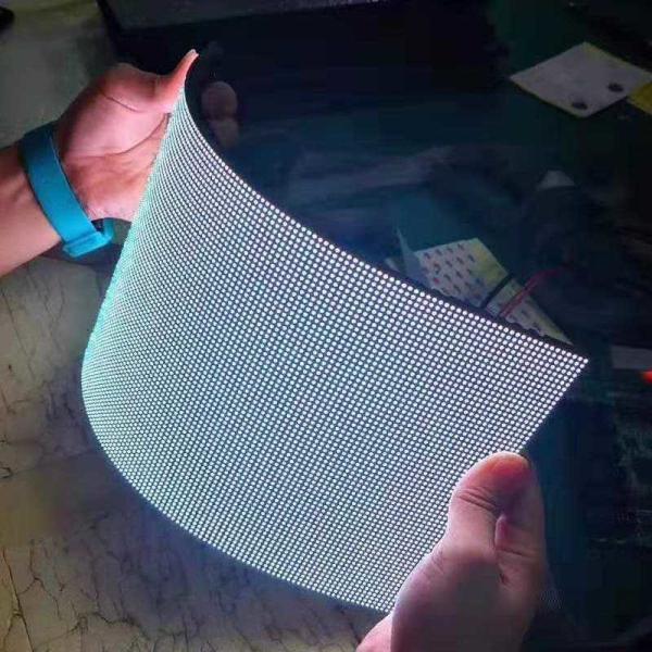 Buy IP45 Practical Bendable LED Screen , Multiscene Flexible LED Video Wall at wholesale prices