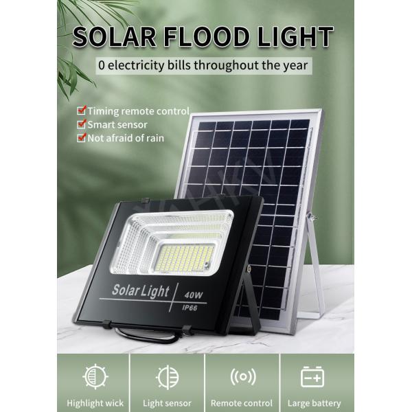 Solar Powered IP65 High Power LED Floodlight Outdoor Security Lights For Garden , Lawn