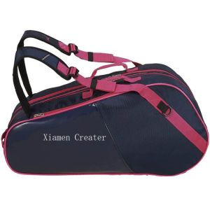 Large Capacity Sports Badminton Racket Bag With Shoe Compartment