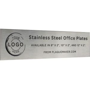 Logo Engraved Stainless Steel Metal Card Label Aluminium Steel