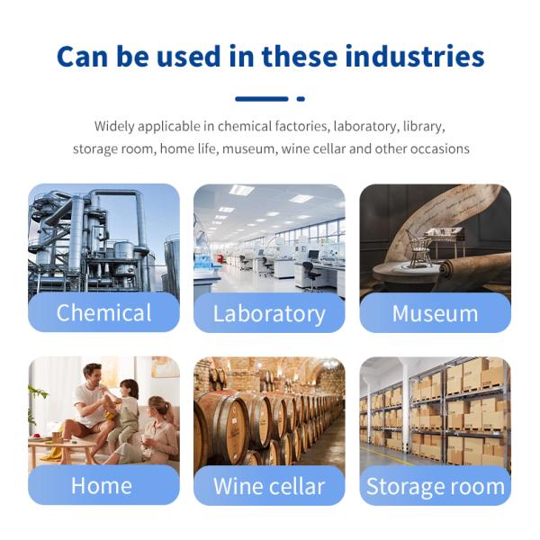 Electronic Temperature and Humidity Meter Household Indoor Industrial High-precision Display Wall Mounted Outdoor Thermometer