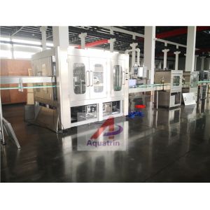 SUS304 5000bph Fruit Juice Filling Machine Plastic Bottle Programmable PLC