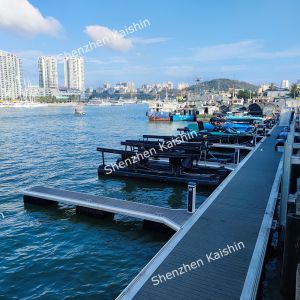 Waterproof Aluminum Floating Docks Marine Grade Jet Ski Floating Pontoon