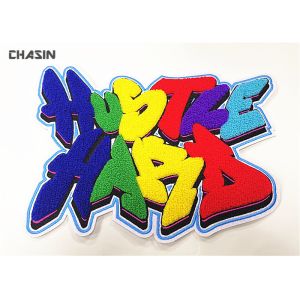 Custom No Minimum Chenille Embroidery Patches For Varsity Jackets