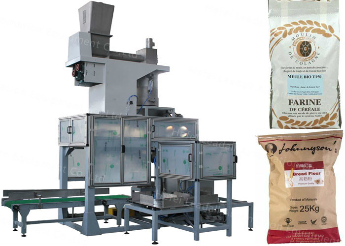 Quality Wheat Flour Open Mouth Bagging Equipment 4500*3600*3800mm High Automation for sale