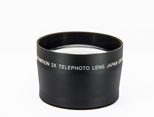 Optical Glass Black Anamorphic Camera Lens 2X Macro Lens For Photography