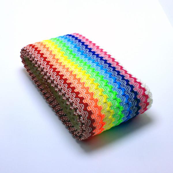 Wide 75mm For Underwear Waistband Clothing Accessories Rainbow Jacquard Elastic Band