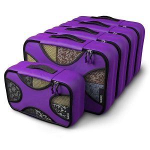 Shack Shirt Medium Travel Packing Cubes 6 Piece Nylon 40*32 Reusable