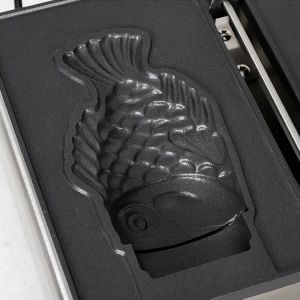 Silver 350x500x200 Most Popular Customized Taiyaki Machine Open Mouth Fish