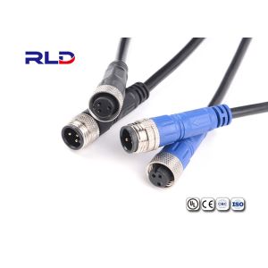 Panel Mount Electrical Round Multi Pin Connectors 3 Pin Power And 9 Pin Signal